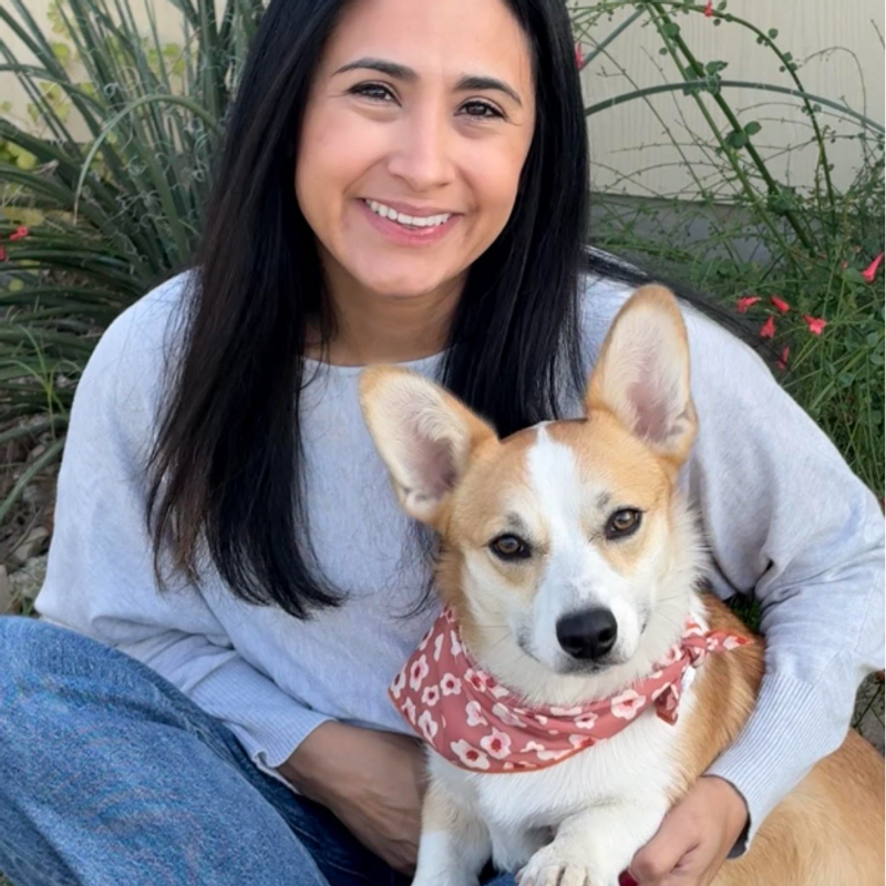 Renee and Layton & Zelda — Canines Who Care therapy dog team